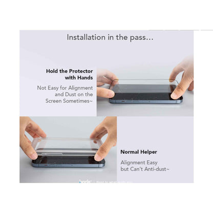 Hoda Anti-Reflection for iPhone 14 Plus - 13 Pro Max - with Dust Free Helper - Full Coverage Tempered Glass Screen Protector ( Barcode: 4711103546239 )