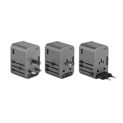 Energea TravelWorld Adapter GaN65 USB-C PD 65W + PPS 55W Universal Adapter (Barcode: 6957879461705 ) - Forexengineer -Malaysia- 6957879461705