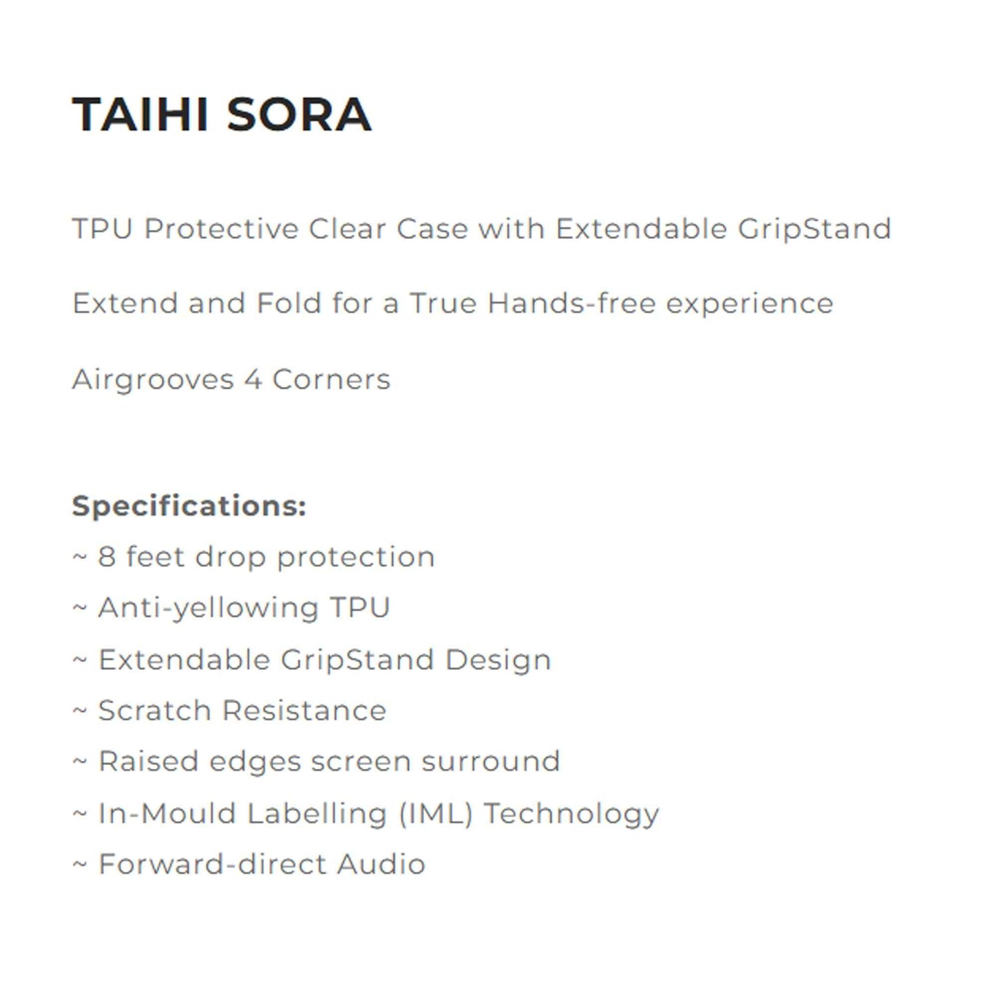 SKINARMA Taihi Sora for iPhone 14 Plus with Extendable GripStand - Black ( Barcode: 8886461242126 )