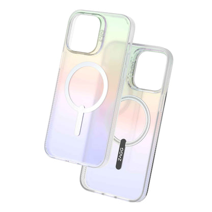 ZAGG Iridescent Snap for iPhone 14 - Magsafe Compatible Case - Matte Iridescent