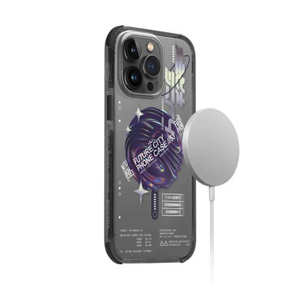 [ONLINE ONLY] Skinarma Shorai with Mag Charge for iPhone 14 Pro Max - Magsafe Compatible - Purple ( Barcode: 8886461242683 )