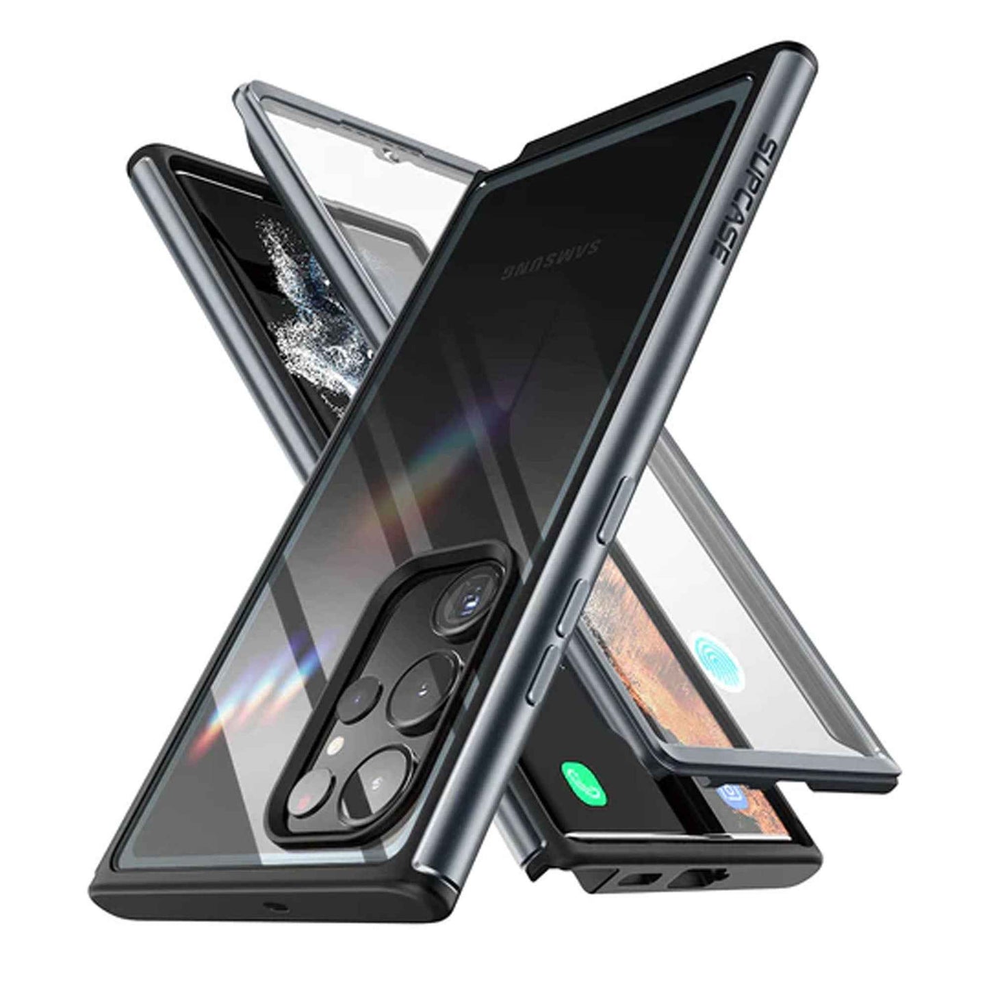 [ONLINE EXCLUSIVE] Supcase Unicorn Beetle Edge XT for Samsung Galaxy S23 Ultra ( With Build-in Screen Protector ) - Black (Barcode : 843439121584 )