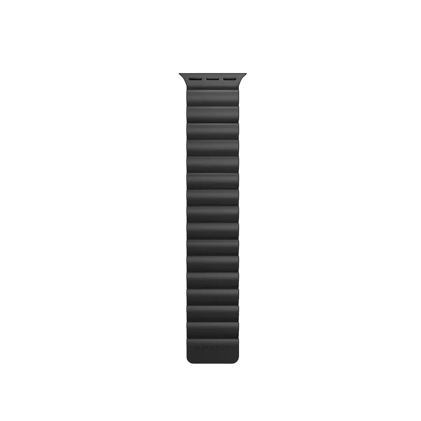 SwitchEasy Skin Silicone Magnetic Watch Band for Apple Watch 41mm - 40mm - 38mm ( 8 - SE2 - 7 - SE - 6 - 5 - 4 - 3 - 2 ) - Black (Barcode: 4895241111242 )