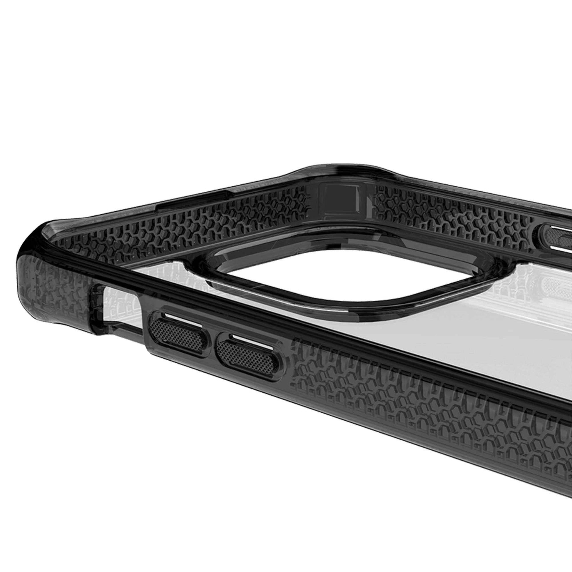 ITSkins Hybrid Clear for iPhone 14 - Black ( Barcode: 4894465538880 )
