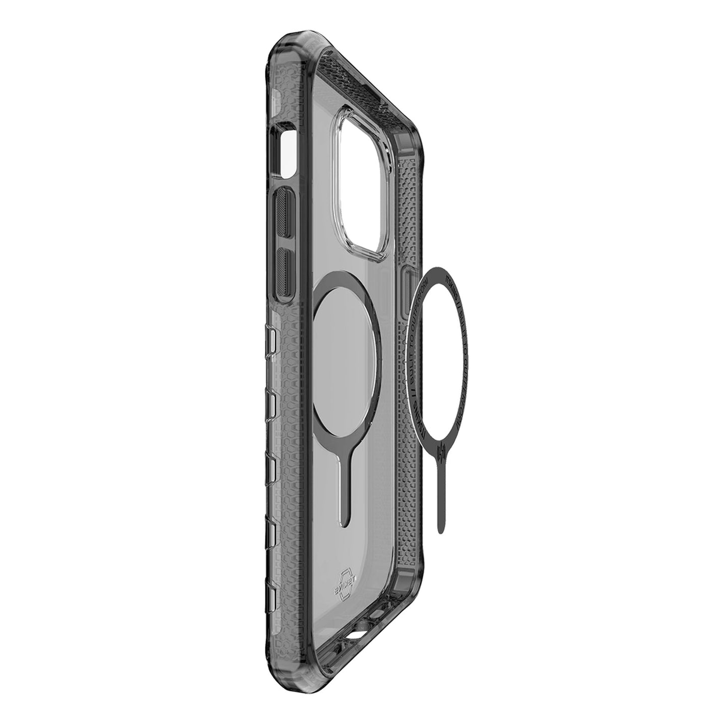 ITSKINS Supreme -- R Clear for 14 Pro Max - Magsafe Compatible - Graphite and Graphite Print ( Barcode: 4894465493783 ) - Forexengineer -Malaysia- 4894465493783