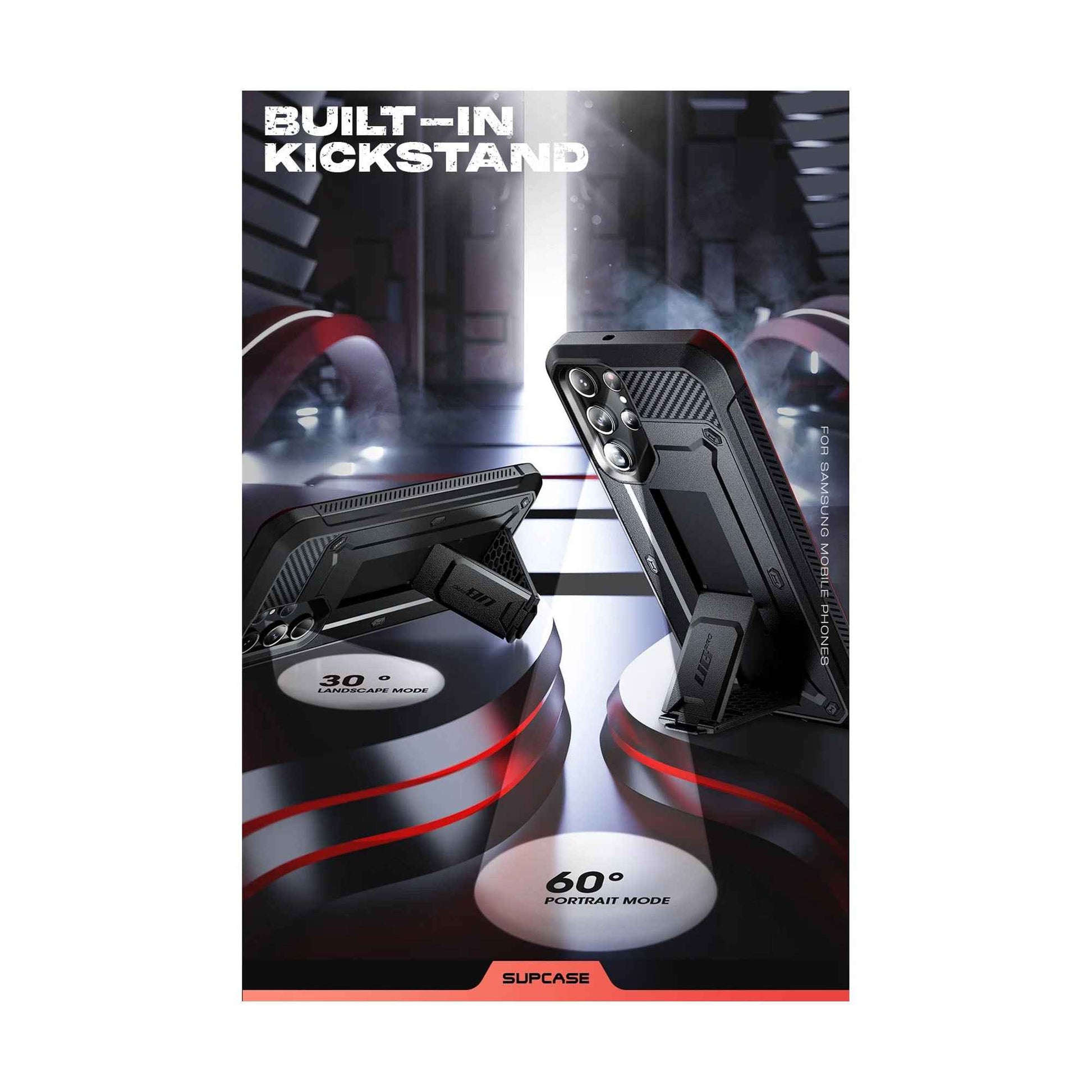 [ONLINE EXCLUSIVE] Supcase Unicorn Beetle PRO for Samsung Galaxy S23 Ultra (Without built-in Screen Protector) - Black (Barcode : 843439121539 )