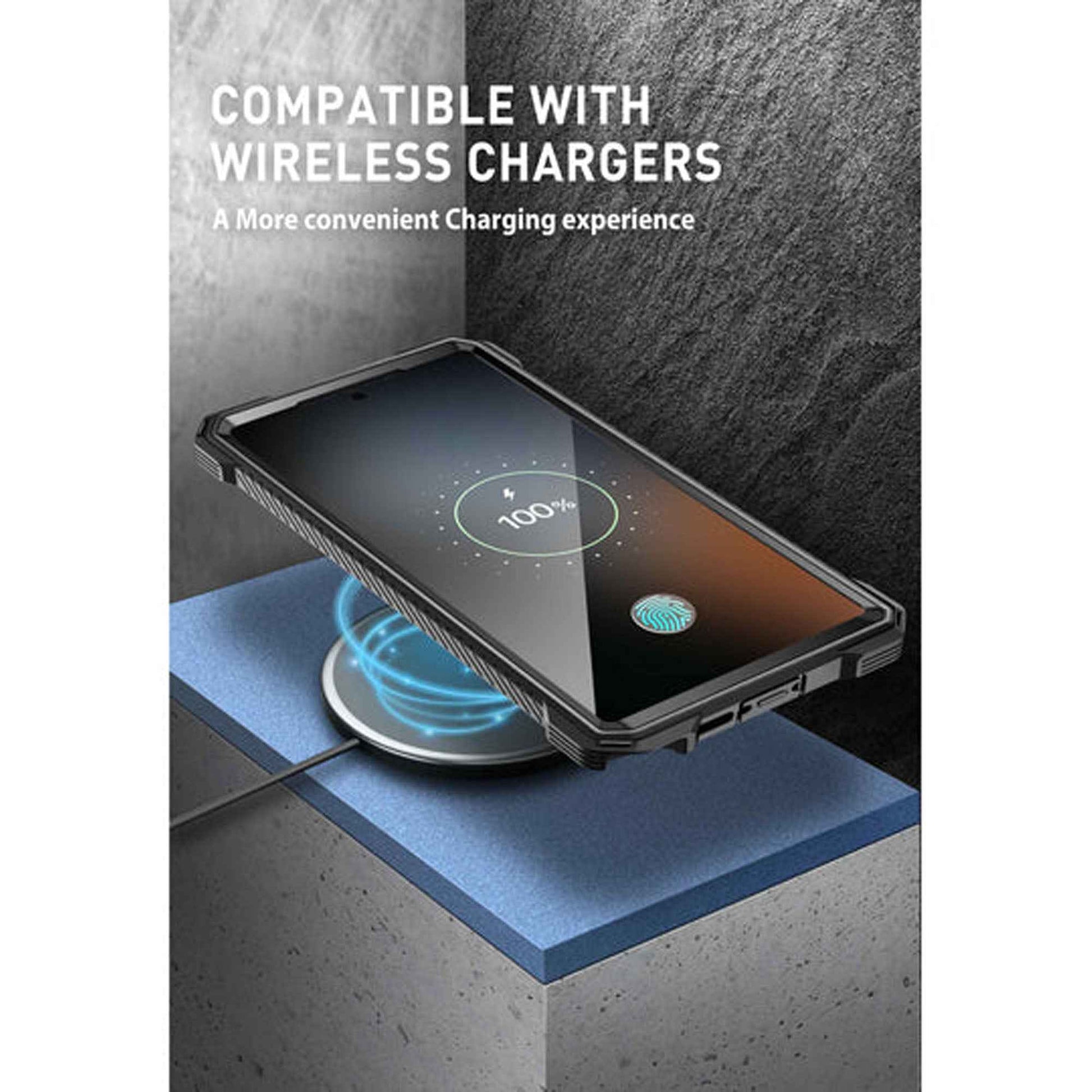 i-Blason Armorbox Case for Samsung Galaxy S23 Ultra ( With 2 Set Build-in Screen Protector ) - Black