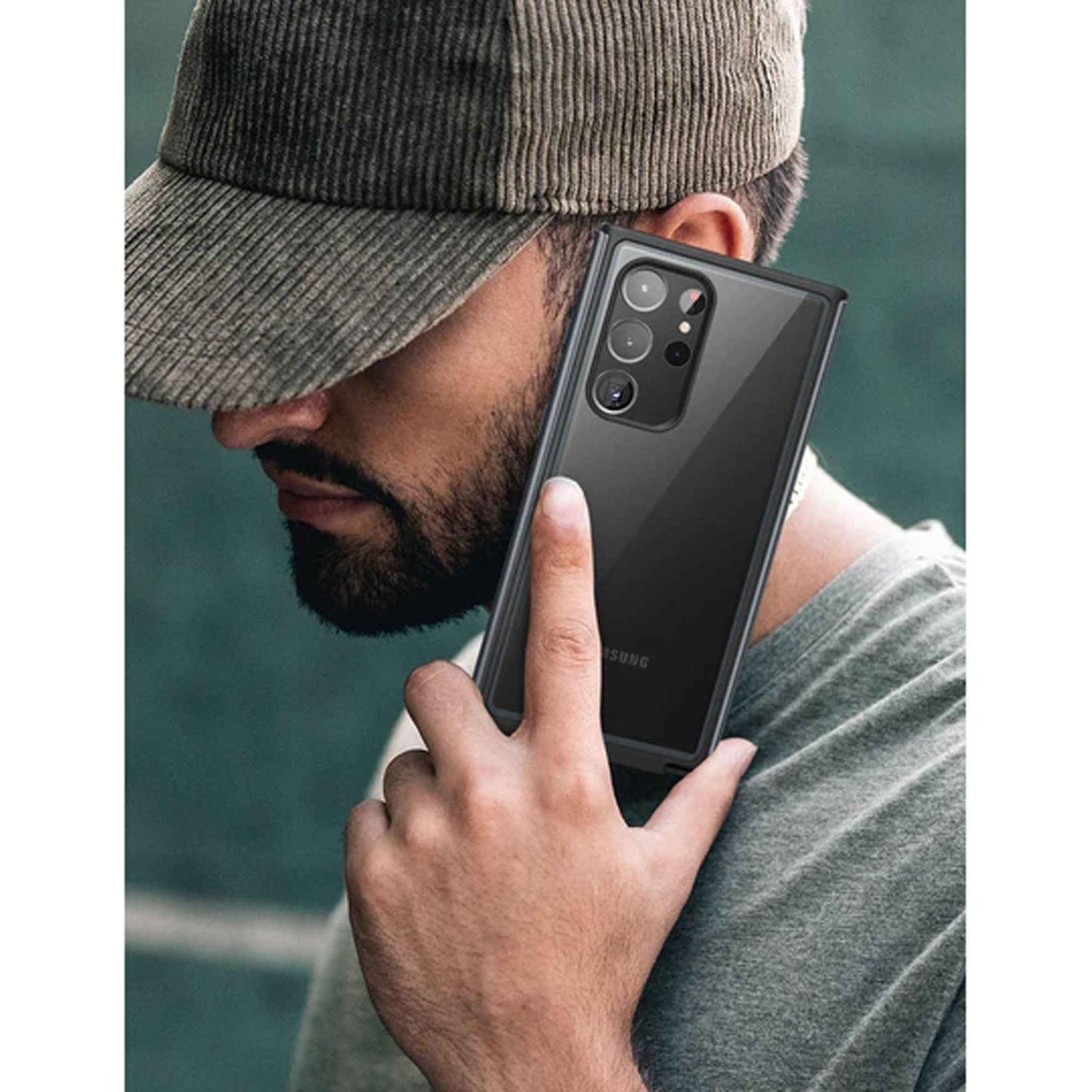 [ONLINE EXCLUSIVE] Supcase Unicorn Beetle Edge XT for Samsung Galaxy S23 Ultra ( With Build-in Screen Protector ) - Black (Barcode : 843439121584 )
