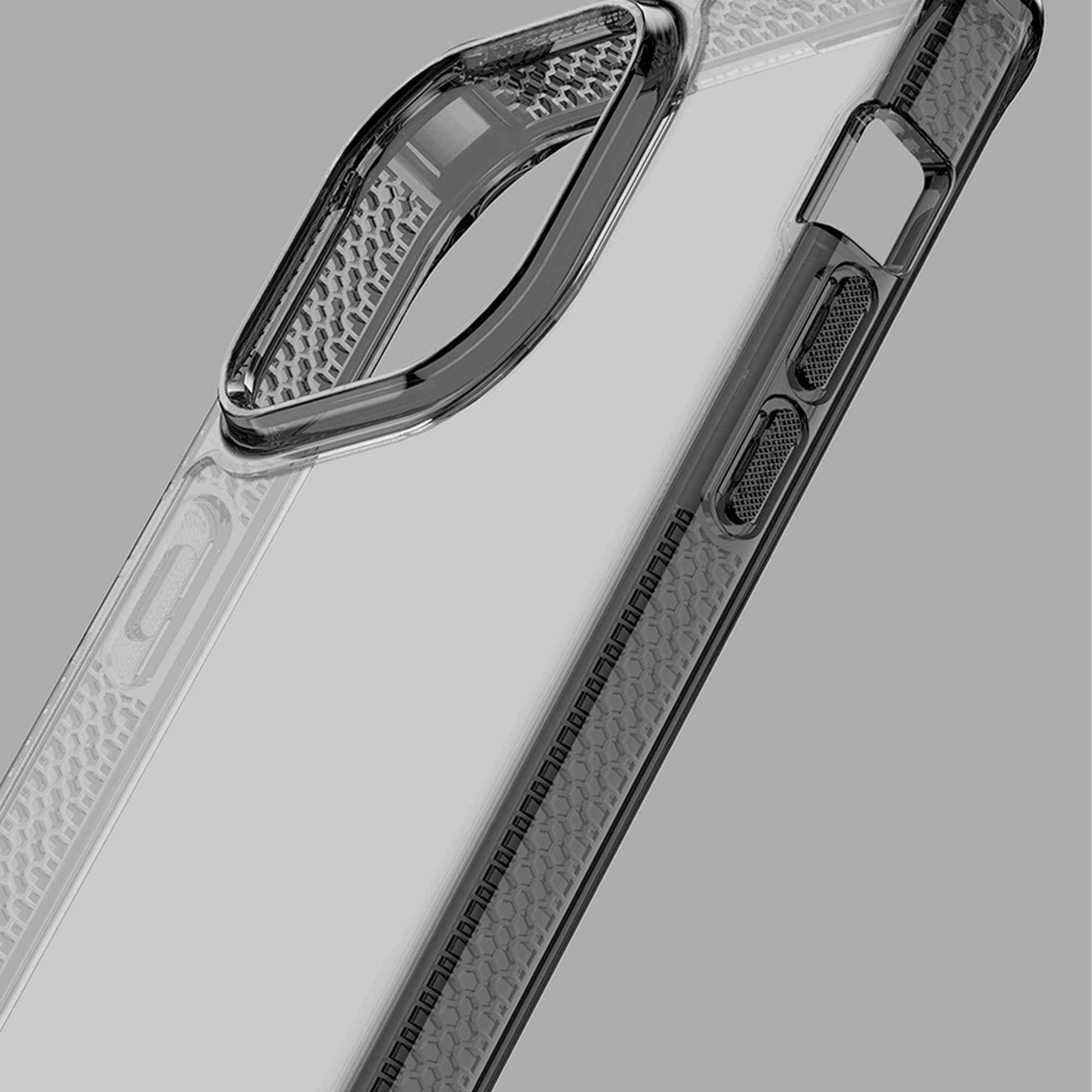 ITSkins Hybrid Clear for iPhone 14 - Black ( Barcode: 4894465538880 )
