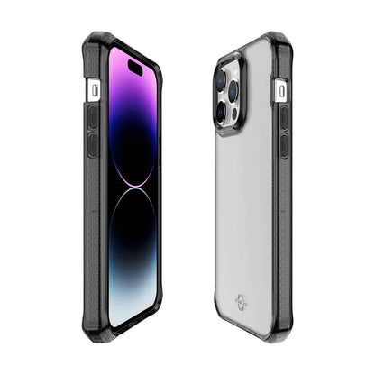 ITSkins Hybrid Clear for iPhone 14 Pro Max - Black ( Barcode: 4894465137557 )