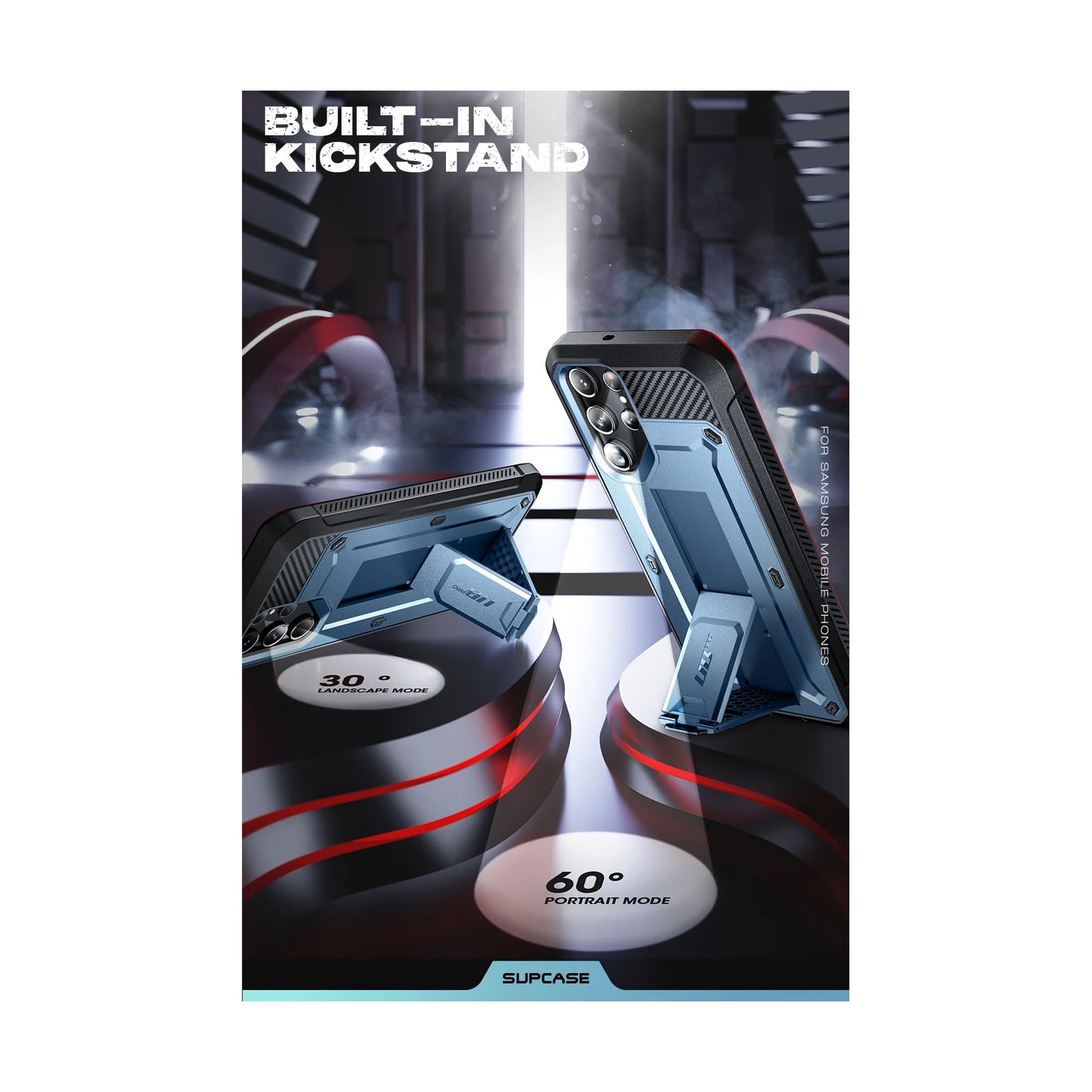 Supcase Unicorn Beetle PRO for Samsung Galaxy S23 (Without built-in Screen Protector) - Metallic Blue - Forexengineer -Malaysia- 843439121331