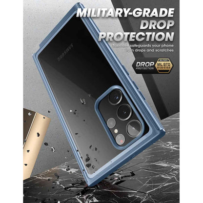 [ONLINE EXCLUSIVE] Supcase Unicorn Beetle Edge XT for Samsung Galaxy S23 Ultra ( With Build-in Screen Protector ) - Metallic Blue (Barcode : 843439121614 )