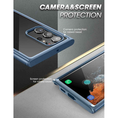 [ONLINE EXCLUSIVE] Supcase Unicorn Beetle Edge XT for Samsung Galaxy S23 Ultra ( With Build-in Screen Protector ) - Metallic Blue (Barcode : 843439121614 )