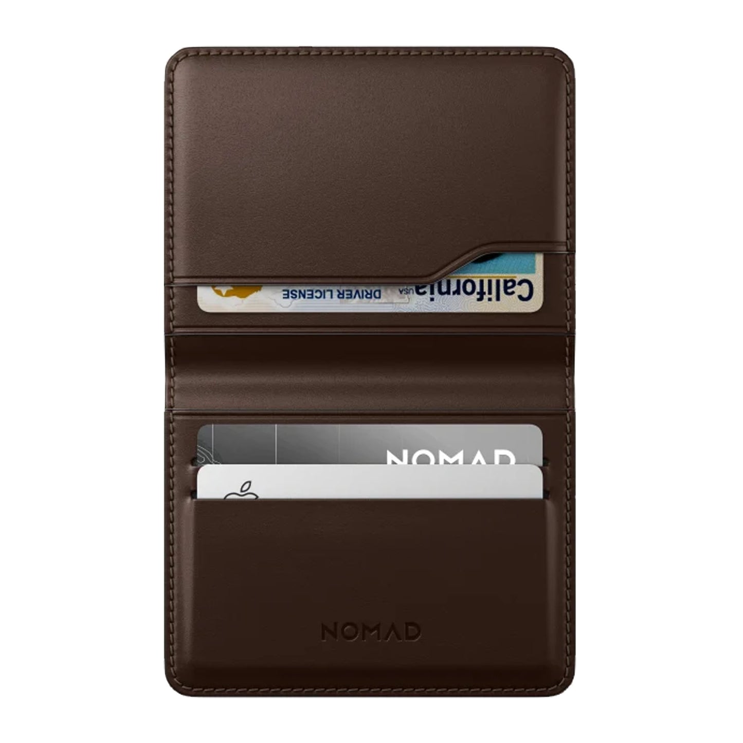 Nomad Card Wallet Plus Horween Leather - Rustic Brown ( Barcode: 856500019529 )