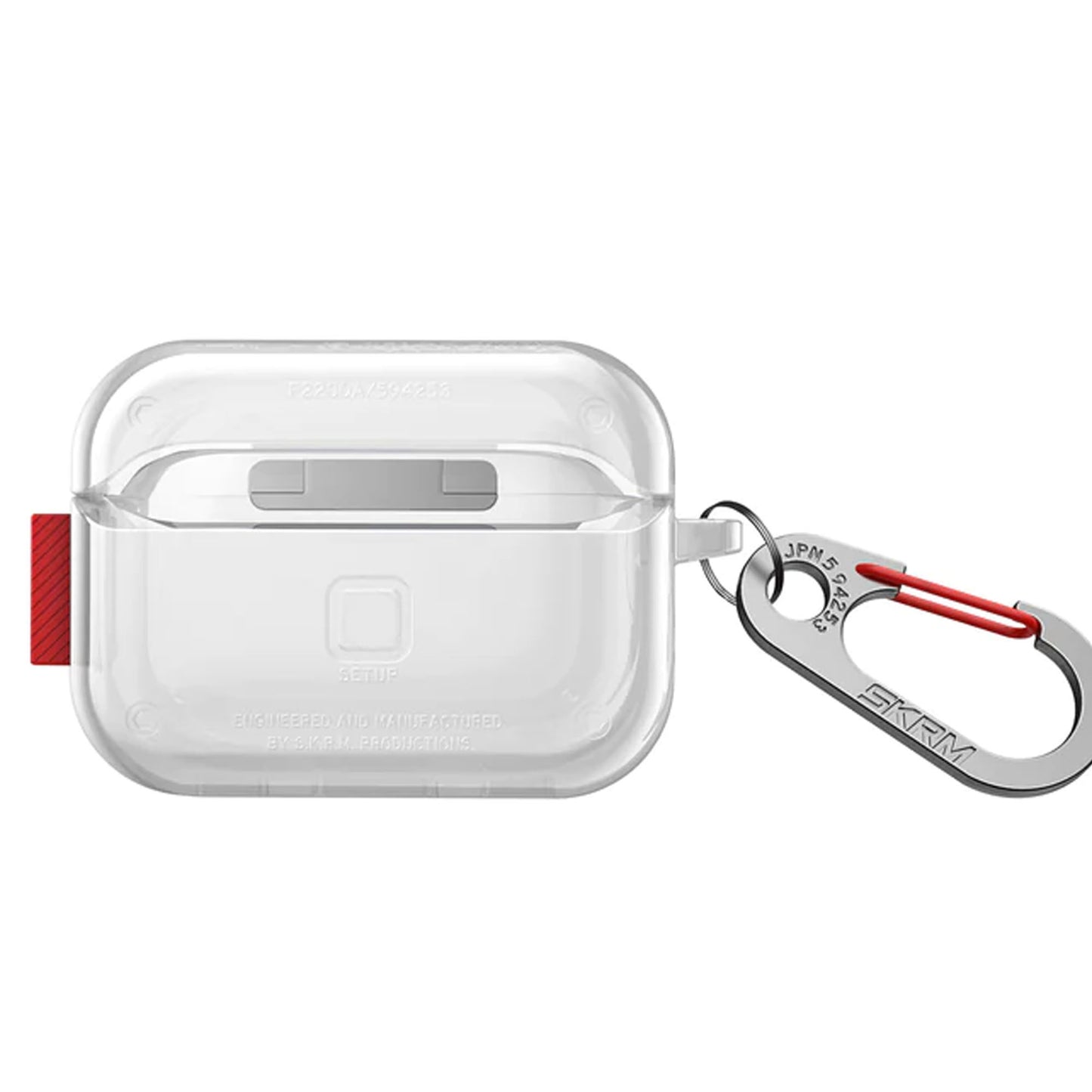 Skinarma Saido Case for Airpods Pro 2 ( 2nd Gen ) - Clear (Barcode : 8886461243215 )