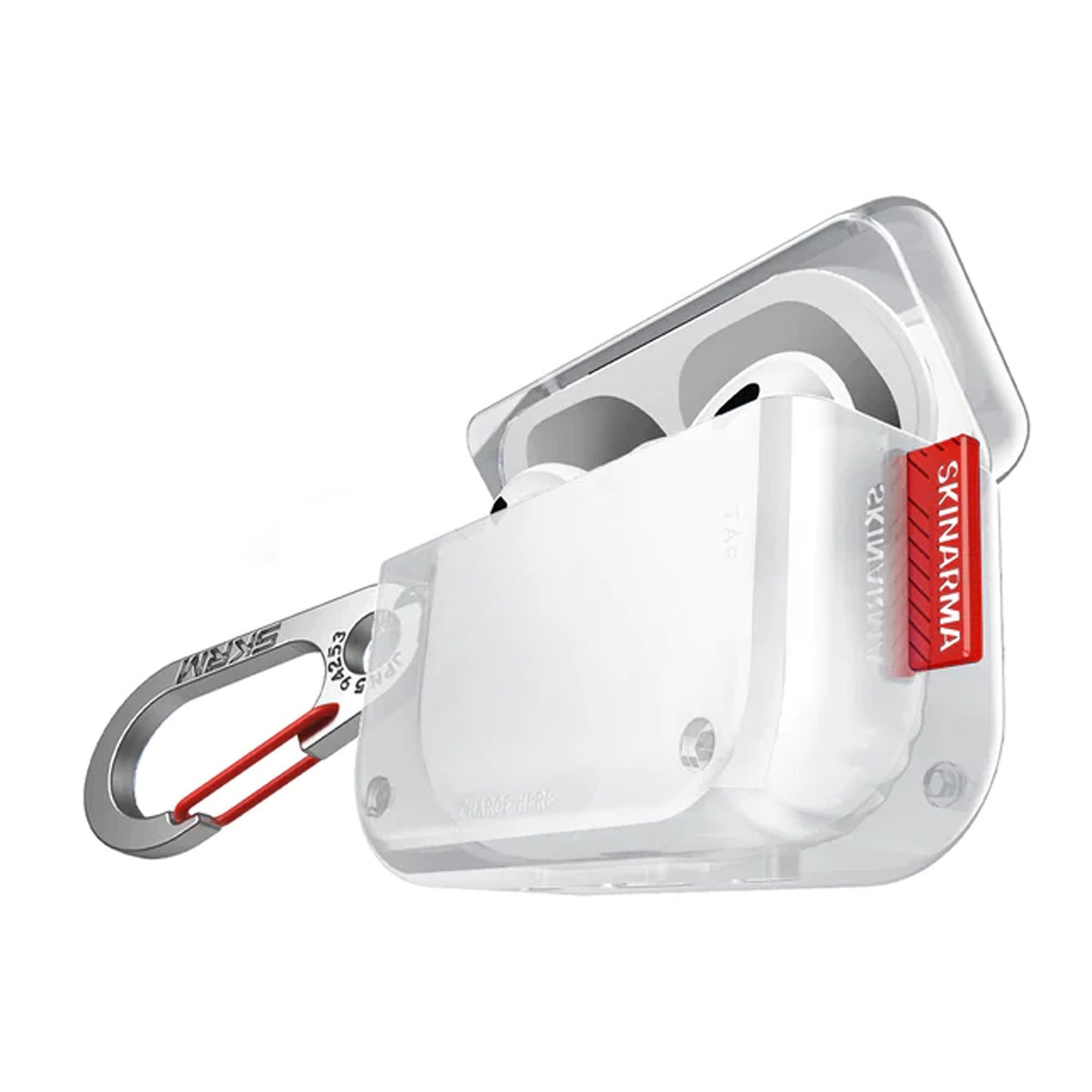 Skinarma Saido Case for Airpods Pro 2 ( 2nd Gen ) - Clear (Barcode : 8886461243215 ) - Forexengineer -Malaysia- 8886461243215
