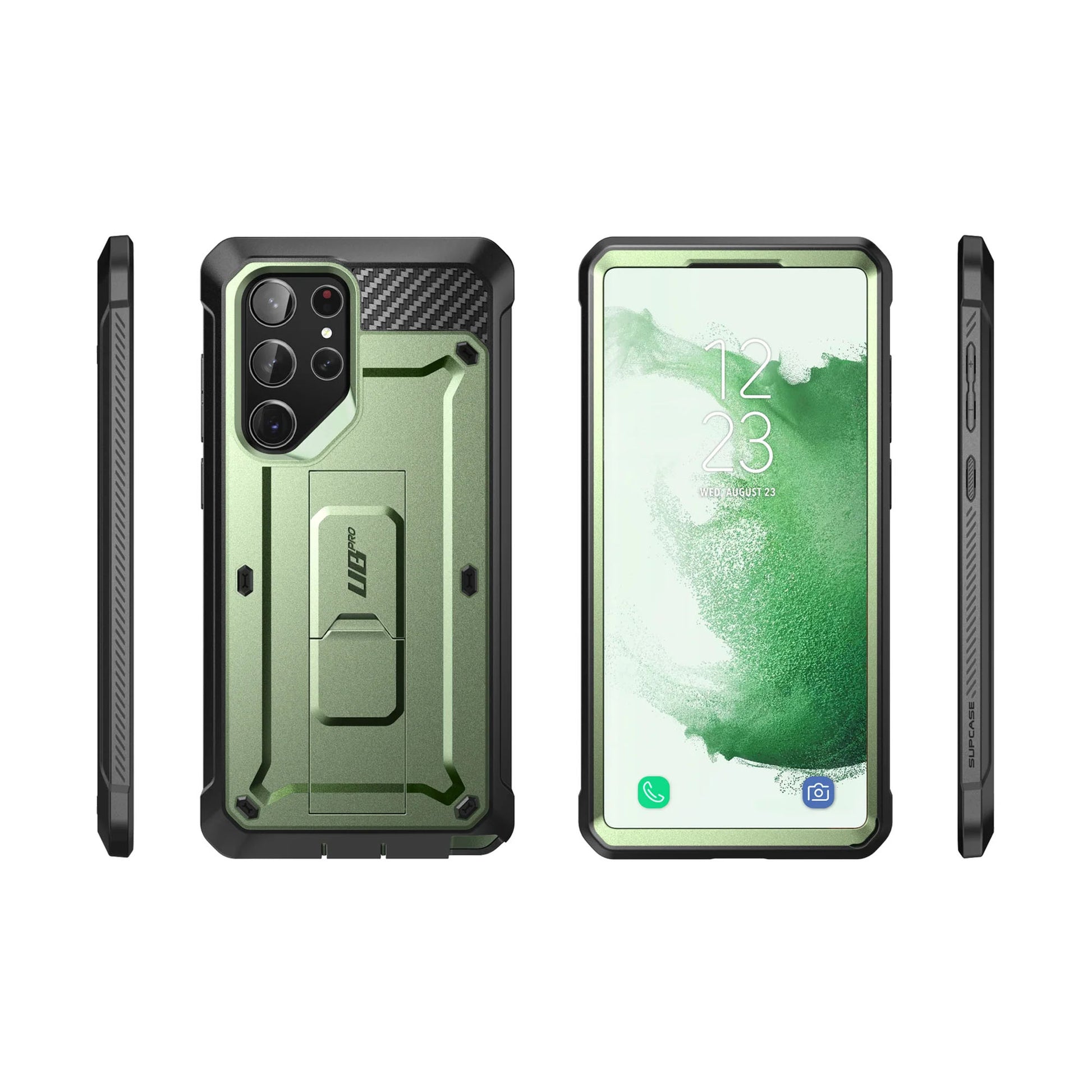Supcase Unicorn Beetle PRO for Samsung Galaxy S23 (Without built-in Screen Protector) - Dark Green - Forexengineer -Malaysia- 843439121317