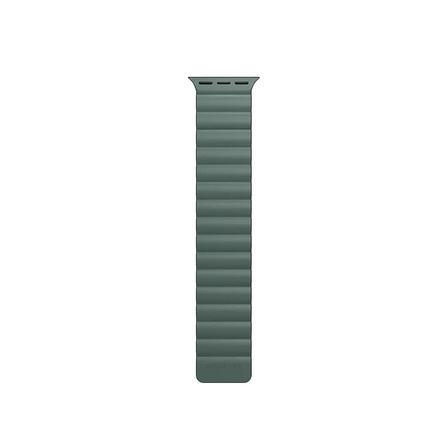 SwitchEasy Skin Silicone Magnetic Watch Band for Apple Watch ALL Ultra & 42/44/45/49MM - Pine Green (Barcode: 4895241111372 )