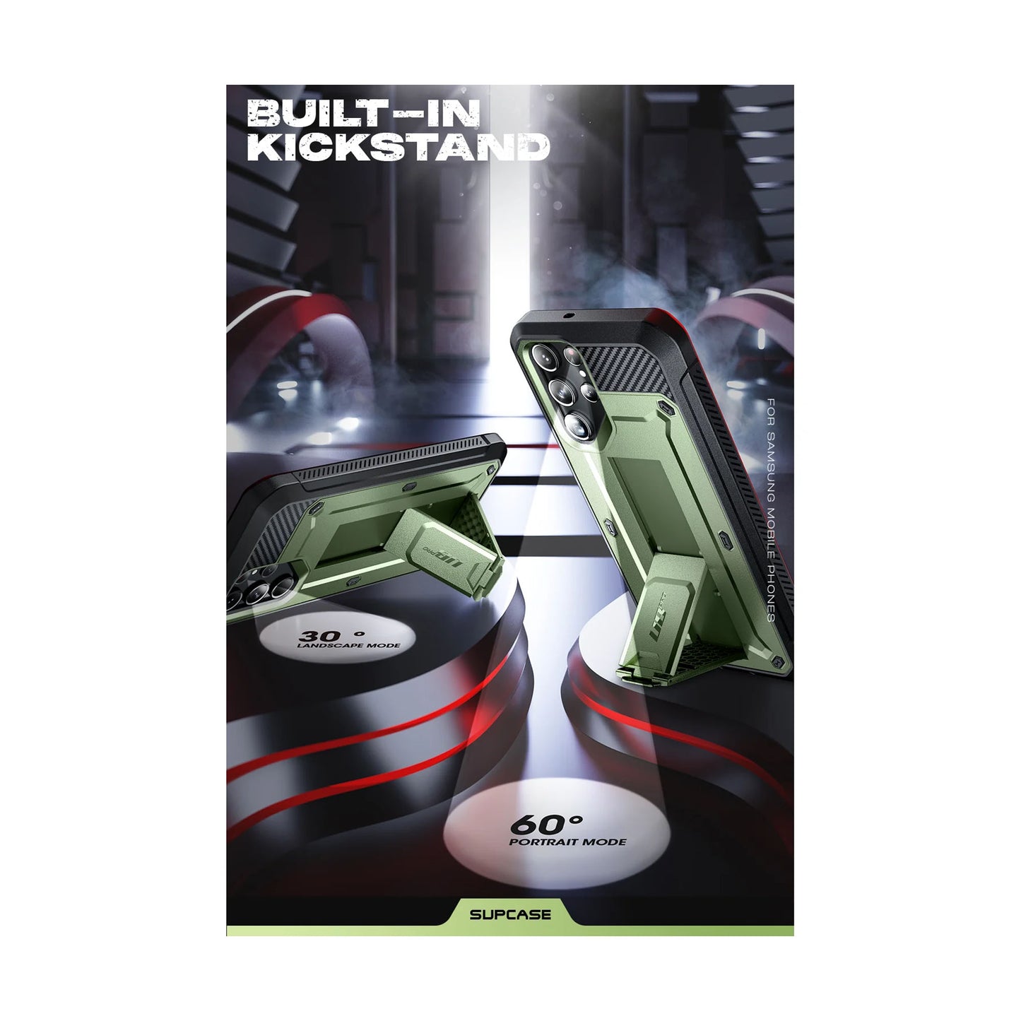 Supcase Unicorn Beetle PRO for Samsung Galaxy S23 (Without built-in Screen Protector) - Dark Green - Forexengineer -Malaysia- 843439121317