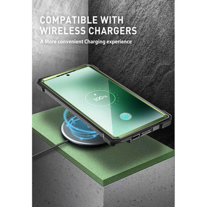 [ONLINE EXCLUSIVE] i-Blason Armorbox Case for Samsung Galaxy S23 Ultra ( With 2 Set Build-in Screen Protector ) - Dark Green (Barcode : 843439121430 )
