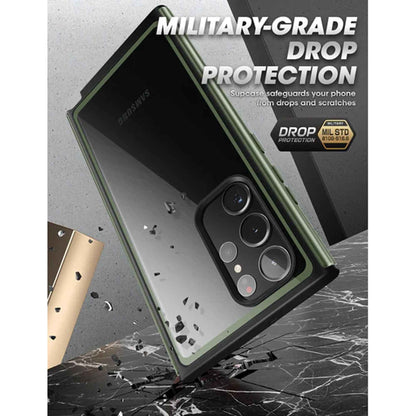 [ONLINE EXCLUSIVE] Supcase Unicorn Beetle Edge XT for Samsung Galaxy S23 Ultra ( With Build-in Screen Protector ) - Dark Green (Barcode : 843439121591 )