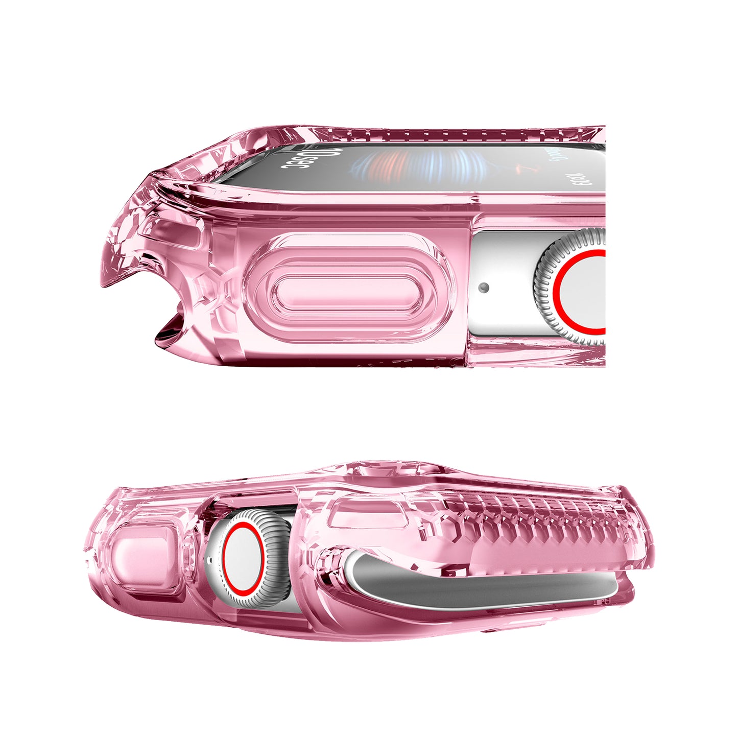 ITSKINS Spectrum Clear Case for Apple Watch ( 41mm - 40mm ) Series 8 - SE2 - 7 - 6 - SE - 5 - 4 - Light Pink (Barcode: 4894465705190 ) - Forexengineer -Malaysia- 4894465705190