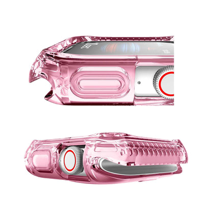 ITSKINS Spectrum Clear Case for Apple Watch ( 41mm - 40mm ) Series 8 - SE2 - 7 - 6 - SE - 5 - 4 - Light Pink (Barcode: 4894465705190 )