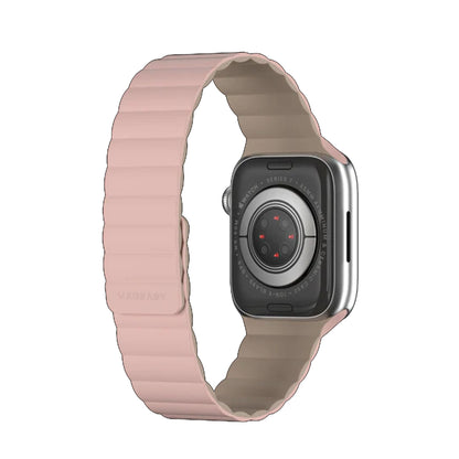 SwitchEasy Skin Silicone Magnetic Watch Band for Apple Watch 41mm - 40mm - 38mm ( 8 - SE2 - 7 - SE - 6 - 5 - 4 - 3 - 2 ) - Pink (Barcode: 4895241111266 ) - Forexengineer -Malaysia- 4895241111266