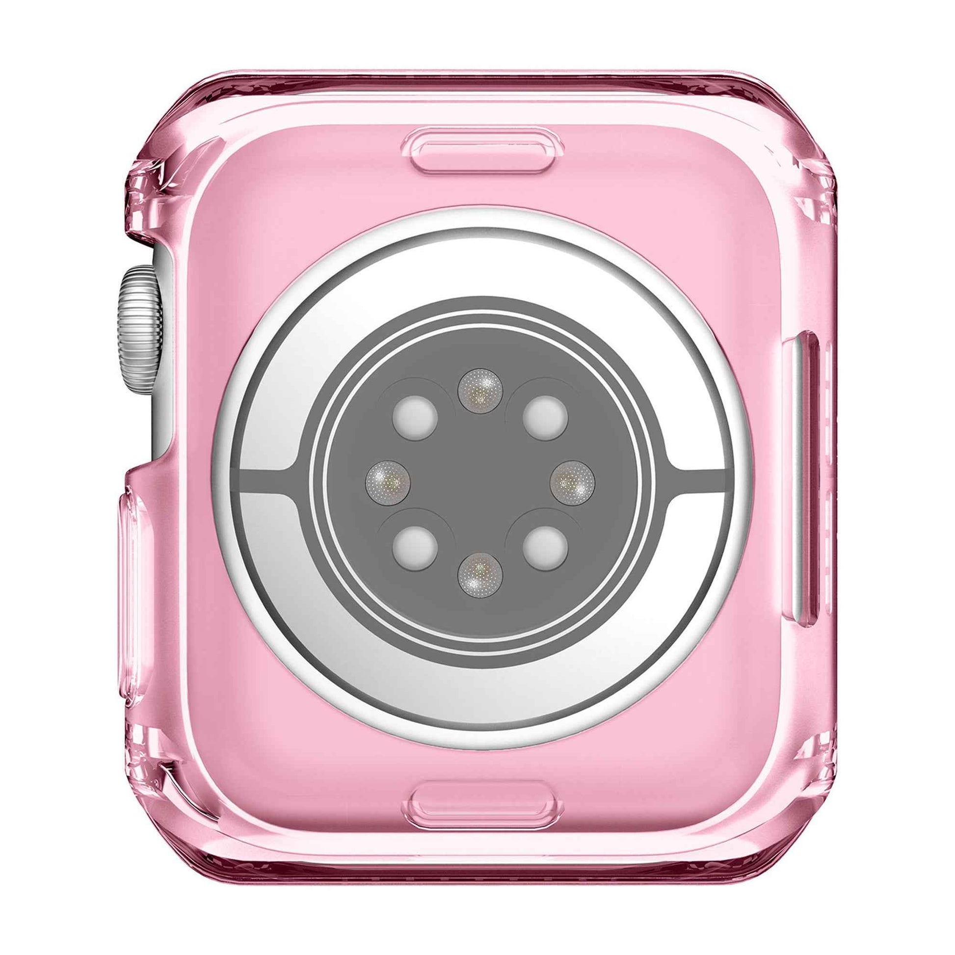 ITSKINS Spectrum Clear Case for Apple Watch ( 45mm - 44mm ) Series 8 - SE2 - 7 - 6 - SE - 5 - 4 - Light Pink (Barcode: 4894465287160 )