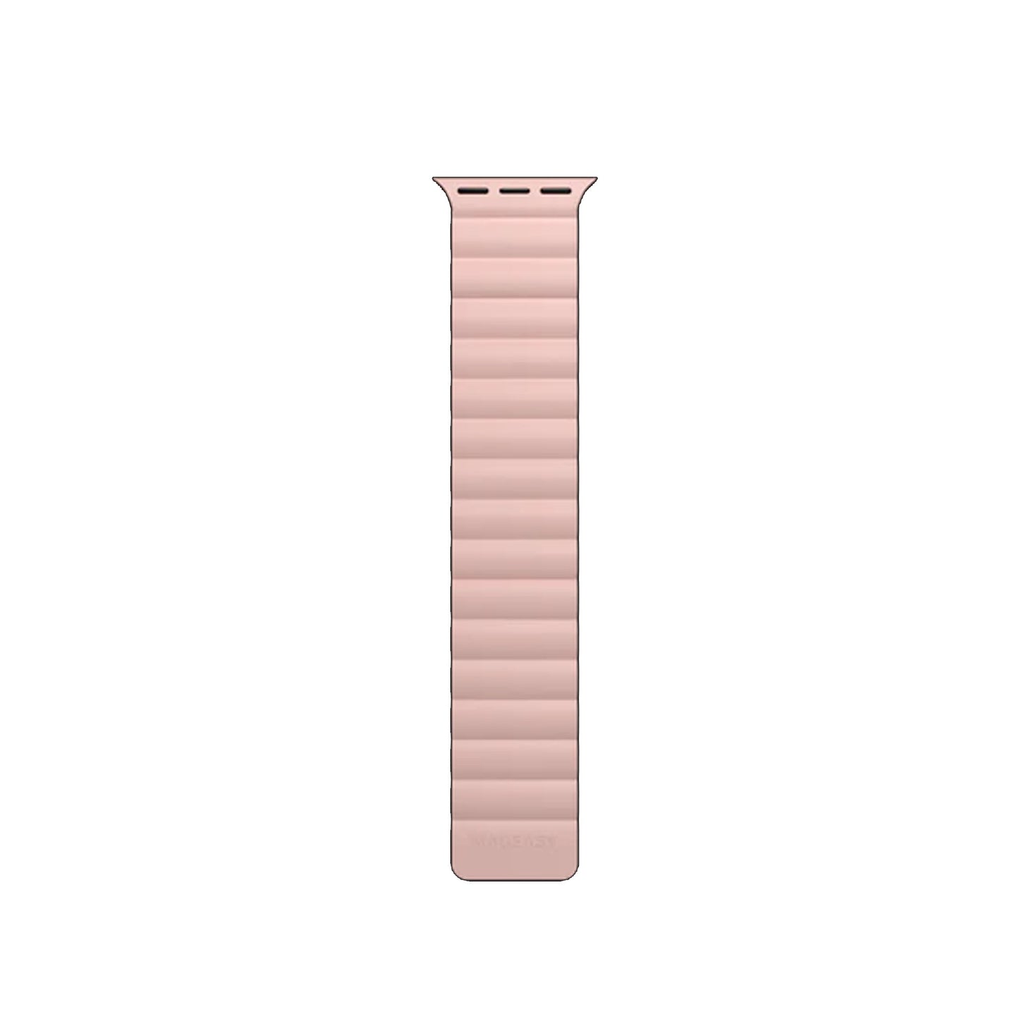 SwitchEasy Skin Silicone Magnetic Watch Band for Apple Watch ALL Ultra & 42/44/45/49MM - Pink (Barcode: 4895241111389 )