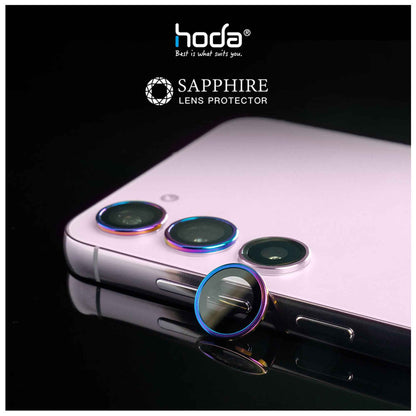 Hoda Sapphire Lens Protector for Samsung S23 - S23+ - S23 Plus (3 pcs lens) - Titanium (Barcode: 4711103547854 )