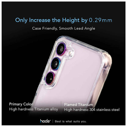 Hoda Sapphire Lens Protector for Samsung S23 - S23+ - S23 Plus (3 pcs lens) - Titanium (Barcode: 4711103547854 )