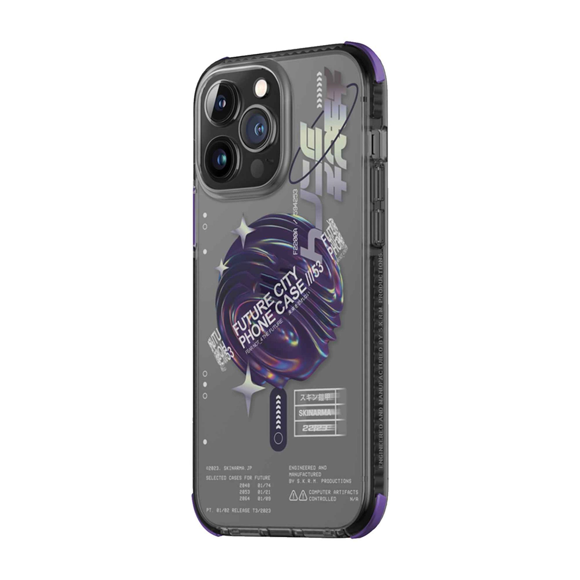 [ONLINE ONLY] Skinarma Shorai with Mag Charge for iPhone 14 - Magsafe Compatible - Purple ( Barcode: 8886461242621 )