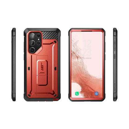 Supcase Unicorn Beetle PRO for Samsung Galaxy S23 (Without built-in Screen Protector) - Metallic Red