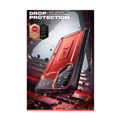 Supcase Unicorn Beetle PRO for Samsung Galaxy S23+ - S23 Plus (Without built-in Screen Protector) - Metallic Red