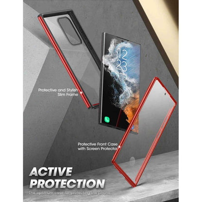 [ONLINE EXCLUSIVE] Supcase Unicorn Beetle Edge XT for Samsung Galaxy S23 Ultra ( With Build-in Screen Protector ) - Metallic Red (Barcode : 843439121607 )