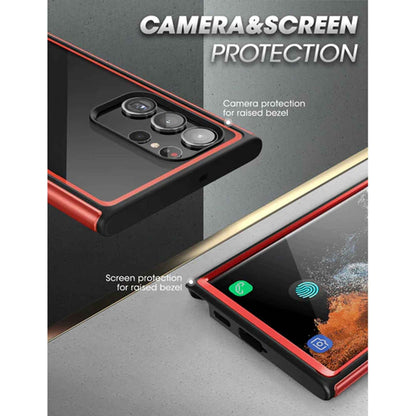 [ONLINE EXCLUSIVE] Supcase Unicorn Beetle Edge XT for Samsung Galaxy S23 Ultra ( With Build-in Screen Protector ) - Metallic Red (Barcode : 843439121607 )