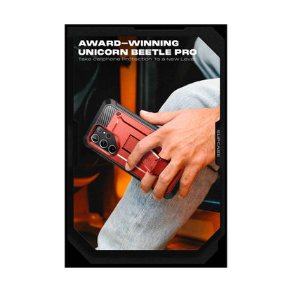 Supcase Unicorn Beetle PRO for Samsung Galaxy S23+ - S23 Plus (Without built-in Screen Protector) - Metallic Red