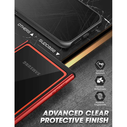 [ONLINE EXCLUSIVE] Supcase Unicorn Beetle Edge XT for Samsung Galaxy S23 Ultra ( With Build-in Screen Protector ) - Metallic Red (Barcode : 843439121607 )
