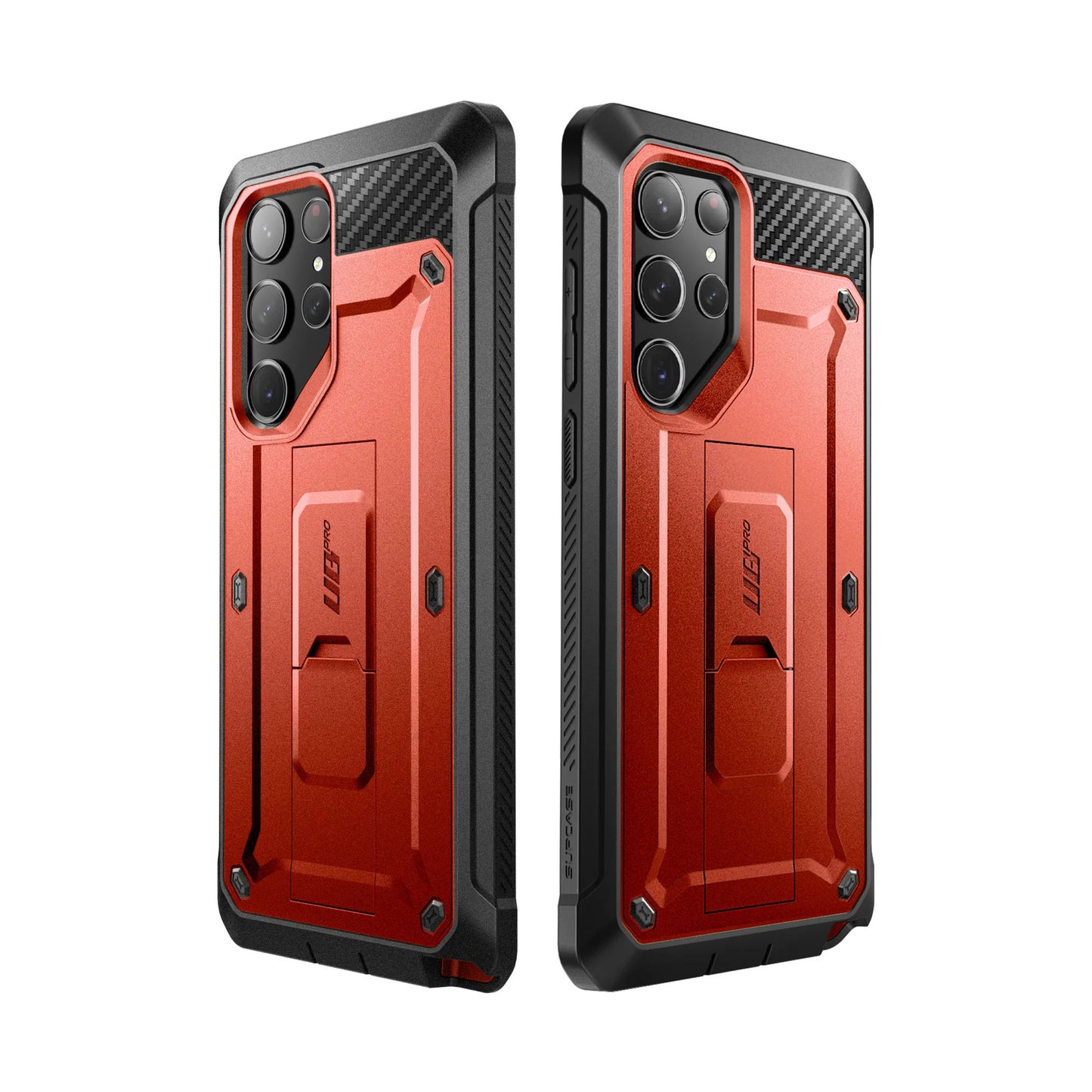 [ONLINE EXCLUSIVE] Supcase Unicorn Beetle PRO for Samsung Galaxy S23 Ultra (Without built-in Screen Protector) - Metallic Red (Barcode : 843439121553 )