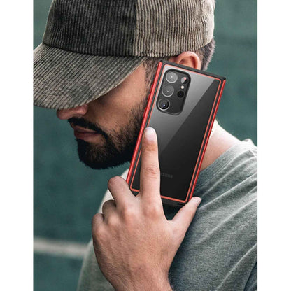 [ONLINE EXCLUSIVE] Supcase Unicorn Beetle Edge XT for Samsung Galaxy S23 Ultra ( With Build-in Screen Protector ) - Metallic Red (Barcode : 843439121607 )