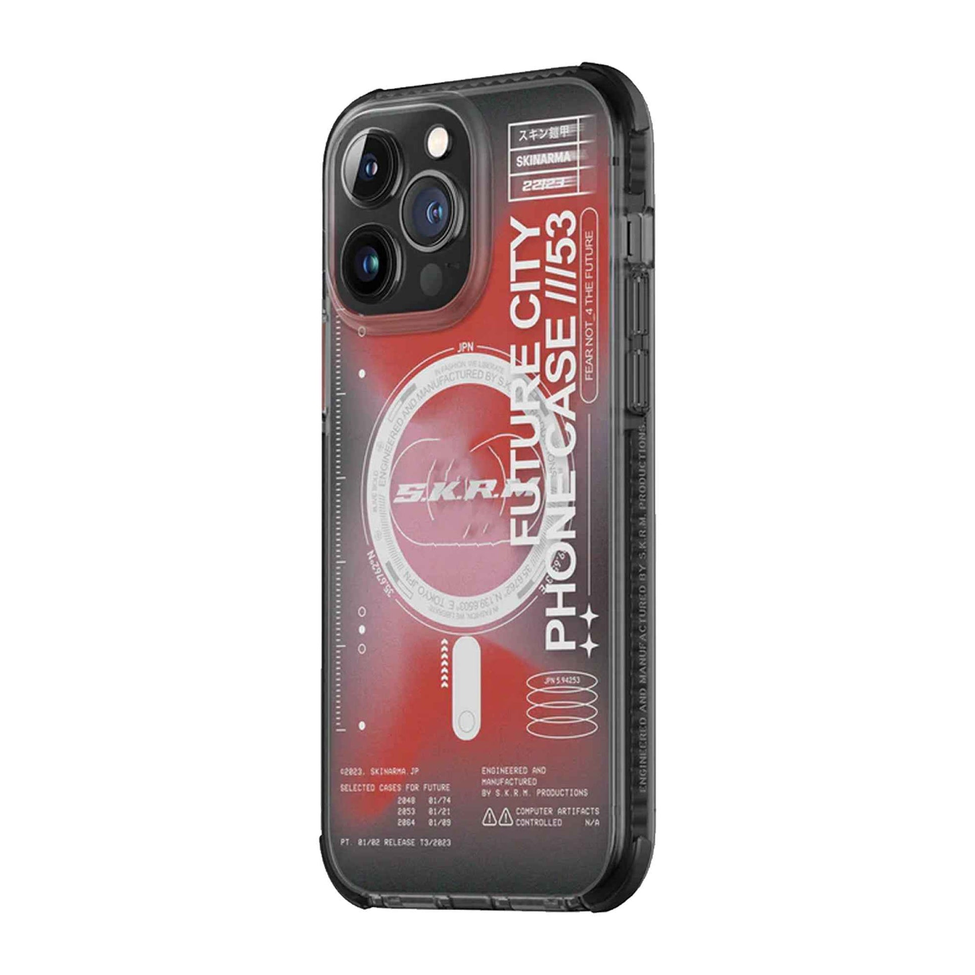 [ONLINE ONLY] Skinarma Shorai with Mag Charge for iPhone 14 - Magsafe Compatible - Red ( Barcode: 8886461242614 )
