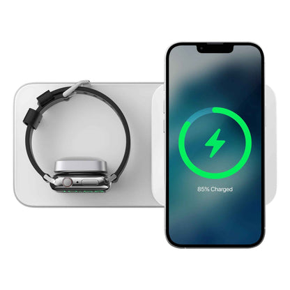 Nomad Base One Max - MagSafe and Apple Watch Charging Base 15W - Silver ( Barcode: 856500011745 )