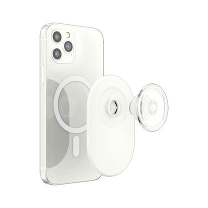 PopSockets Popgrip for Magsafe Magnetic phone grip and stand - Clear White (Barcode : 840173720875 ) - Forexengineer -Malaysia- 840173720875