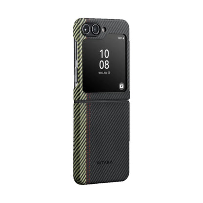 PITAKA MagEZ Case 3 for Samsung Galaxy Z Flip 5 - Forexengineer -Malaysia- 7493554146110-749355414628