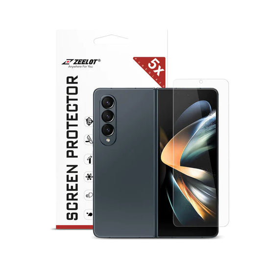 ZEELOT PureGlass for Samsung Z Fold 5 / Z Fold 4 - 2.5D Tempered Glass Screen Protector - Clear - Forexengineer -Malaysia- 4891011517412-4891011516316