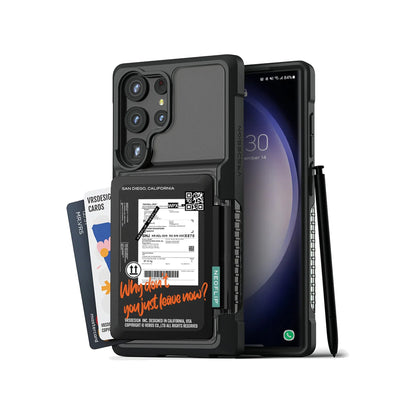 [ONLINE EXCLUSIVE] VRS Design NeoFlip Travel Card Slot for Samsung Galaxy S23 Ultra - Holds up to 3 Cards - Forexengineer -Malaysia- 8809919620680-8809919620673-8809919620659-8809919620666