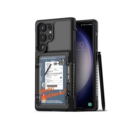 [ONLINE EXCLUSIVE] VRS Design NeoFlip Travel Card Slot for Samsung Galaxy S23 Ultra - Holds up to 3 Cards - Forexengineer -Malaysia- 8809919620680-8809919620673-8809919620659-8809919620666