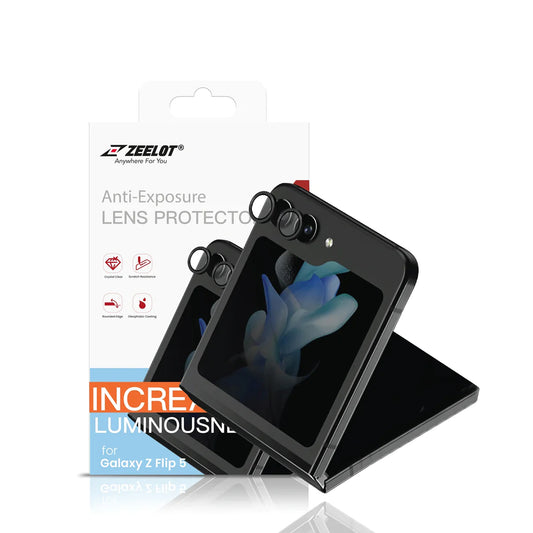 [ONLINE EXCLUSIVE] ZEELOT PIshield Titanium Alloy Lens Protector for Samsung Galaxy Z Flip 5 / Flip 4 - Forexengineer -Malaysia- 4891011517481--4891011517467--4891011517498--4891011517474---4891011516378