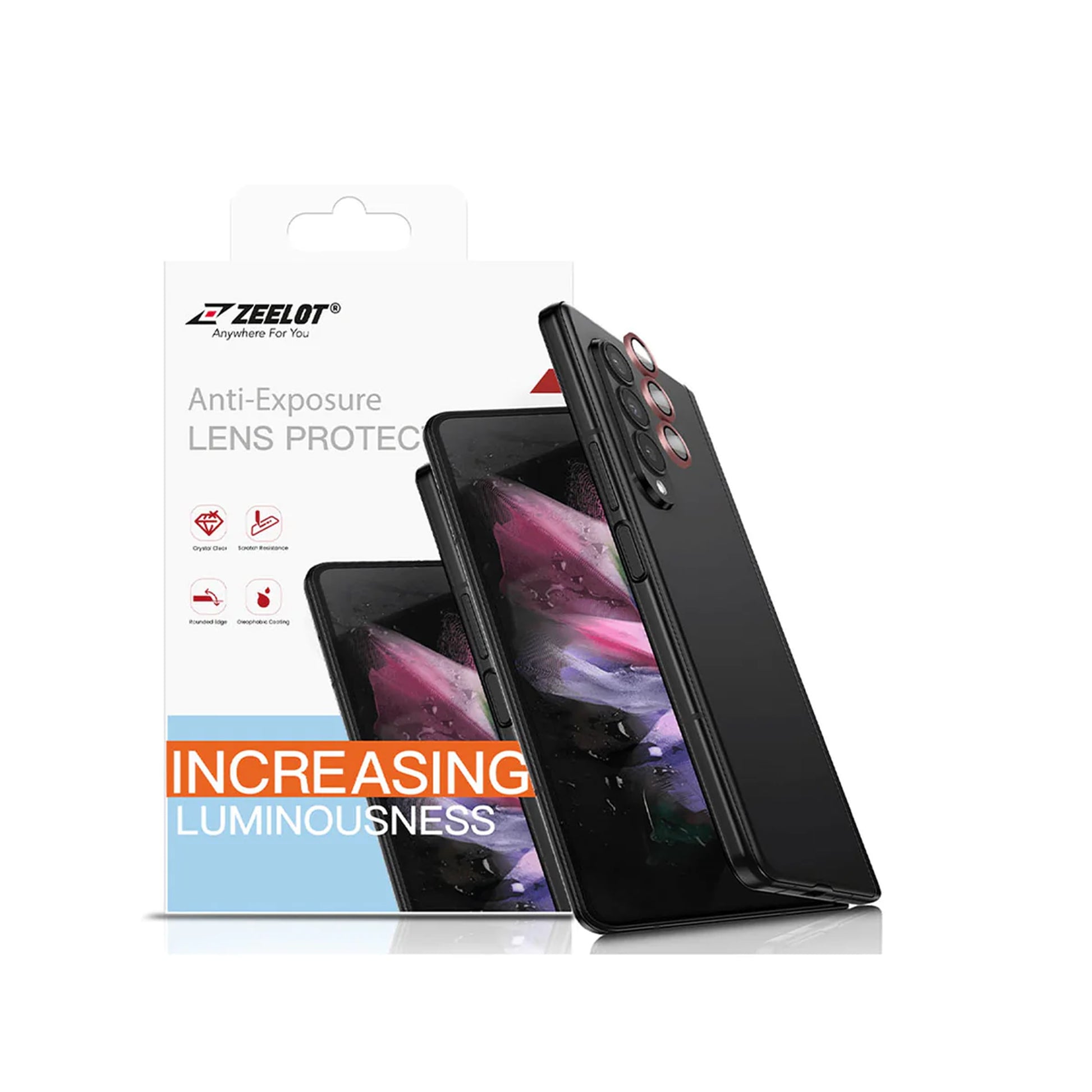 ZEELOT PIshield Titanium Alloy Lens Protector for Samsung Galaxy Z Fold 5 / Fold 4 - Forexengineer -Malaysia- 4891011517443-4891011516354-4891011517429-4891011517450-4891011517436-4891011516323-4891011516330-4891011516347